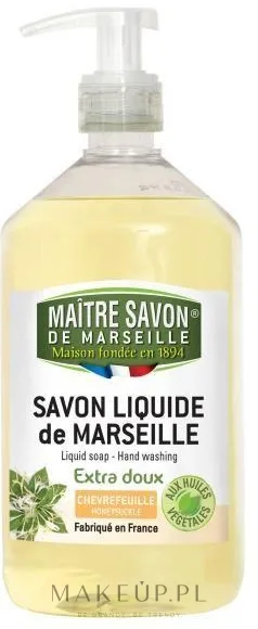 Жидкое марсельское мыло Maitre Savon De Marseille Chevrefeuille жимолость, 500