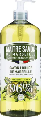 Жидкое марсельское мыло Maitre Savon De Marseille Verbena & Lemon вербена и лимон, 500