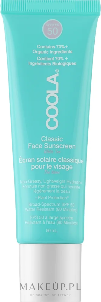 Лосьон для лица Coola Classic SPF 50 солнцезащитный с белым чаем органический 50 мл