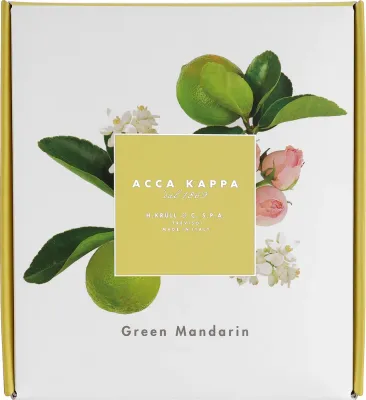 Набор для тела Acca Kappa Green Mandarin гель для душа и лосьон с мандарином и маслом ши 500+300 мл