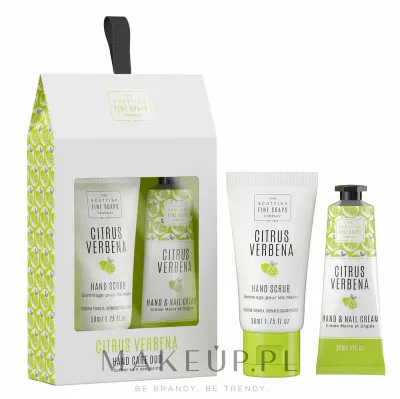 Набор для рук Scottish Fine Soaps Citrus Verbena скраб и крем с маслом ши миндалем и оливой 50+30 мл