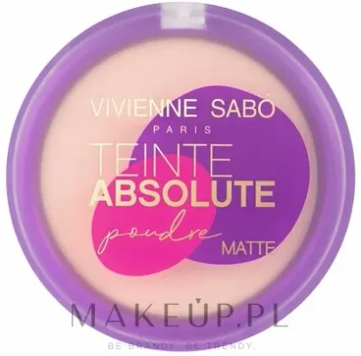 Матирующая компактная пудра Vivienne Sabo Teinte Absolute Matte для лица, 6 г