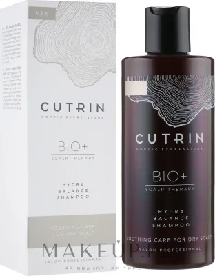 Шампунь Cutrin Bio+ Hydra Balance успокаивающий с керамидами для сухой кожи головы 50 мл