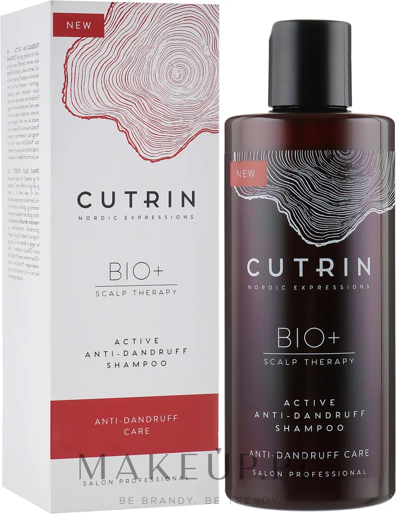 Шампунь Cutrin Bio+ Active Anti-Dandruff против перхоти с пироктоном и сельдереем 250 мл