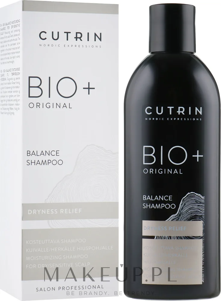 Шампунь Cutrin Bio+ Balance с керамидами для сухой и чувствительной кожи головы 200 мл