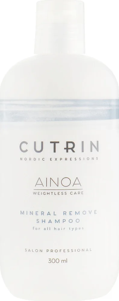 Шампунь Cutrin Ainoa Mineral Remove для удаления минералов с морошкой и молочной кислотой