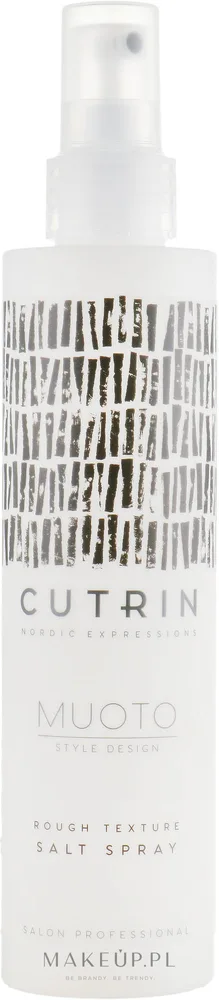 Текстурирующий солевой спрей для волос Cutrin Muoto Rough Texturizing Salt Spray, 200 мл