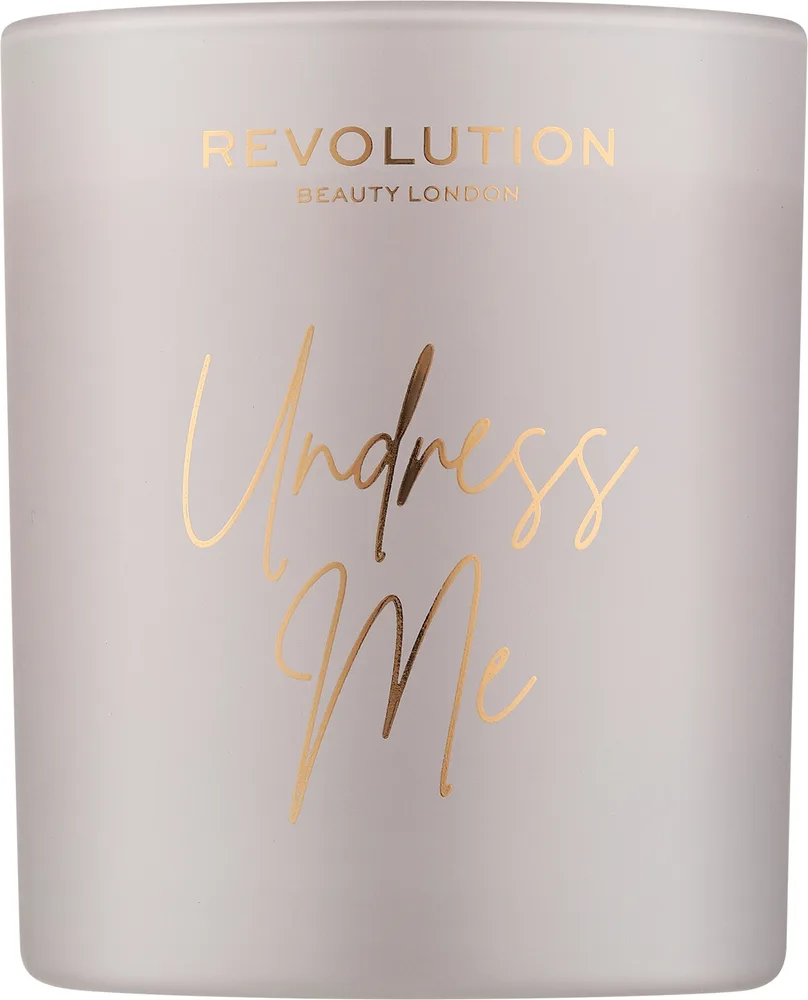 Makeup Revolution Undress Me / Ароматическая свеча из соевого воска, лайм, грейпфрут и пачули, 200 г
