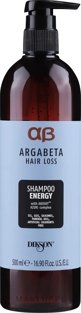 Шампунь Dikson Argabeta Hair Loss Energy энергизирующий против выпадения волос с эвкалиптом