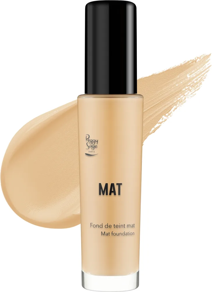 Тональный крем Peggy Sage Fond De Teint Mat матирующий, 30 мл, оттенок 2WO - Beige miel