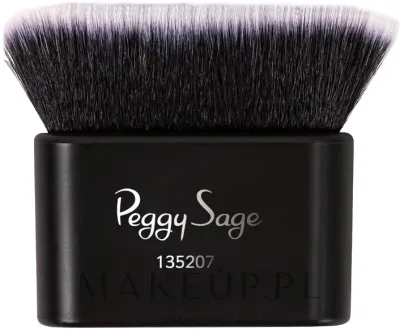 Кисть кабуки для пудры, румян и бронзера Peggy Sage дорожная из синтетического ворса