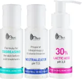 AVA Laboratorium AVA Professional Home Therapy (lot/50 мл + neutr/50 мл + peeling/50 мл) - Набор AVA Professional Home Therapy лосьон нейтрализатор и пилинг с молочной кислотой AHA 3x50 мл — фото 2