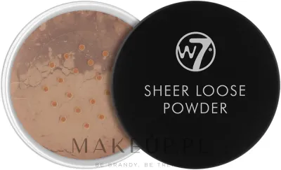 Рассыпчатая пудра W7 Sheer Loose Powder для лица матирующая, 16 г