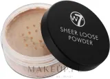 Рассыпчатая пудра W7 Sheer Loose Powder для лица матирующая, 16 г, оттенок Biscuit — фото 3