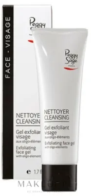 Отшелушивающий пилинг-гель для лица Peggy Sage Cleansing Gel Exfoliant Visage, 50 мл, Франция
