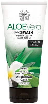 Гель для умывания для нормальной и сухой кожи Australian Gold Aloe Vera Face Wash, 177 мл