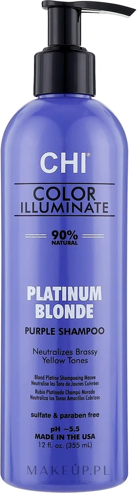 Шампунь CHI Color Illuminate Platinum Blonde против жёлтых тонов платиновый блонд 739 мл