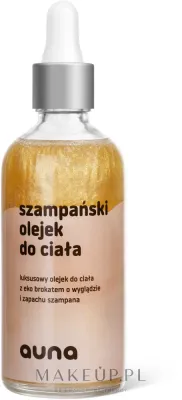 Мерцающее масло для тела Auna Champagne с шиммером и ароматом шампанского