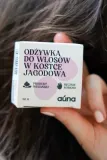 Твёрдый разглаживающий и восстанавливающий кондиционер для волос Ягода Auna Blueberry Bar, 50 г — фото 5