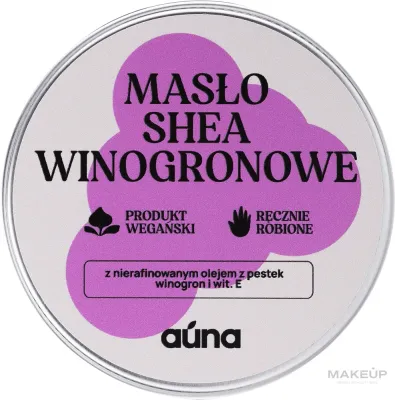Масло-баттер для лица и тела Auna Shea Winogrono с маслом виноградной косточки