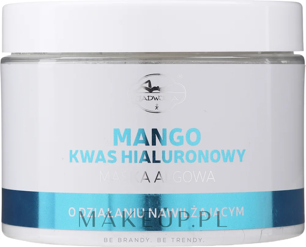 Jadwiga Mango & Hyaluronic Acid Face Mask — увлажняющая водорослевая маска для лица с манго и гиалуроновой кислотой