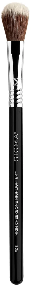 Скошенная кисть для хайлайтера Sigma Beauty High Cheekbone F03 из ворса Sigmax