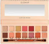 Палетка теней для век Sigma Beauty Cor-De-Rosa Eyeshadow Palette 14 оттенков — фото 1