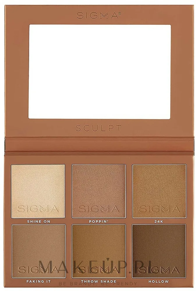 Палетка для контуринга и хайлайтеров Sigma Beauty Sculpt Highlight Palette