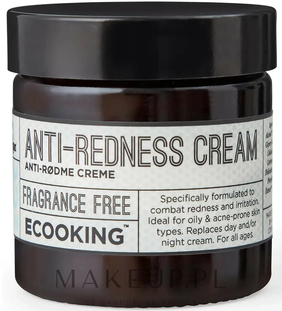 Крем для лица Ecooking Anti Redness успокаивающий против покраснений для чувствительной кожи 50 мл