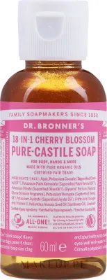 Жидкое мыло Dr. Bronner's 18-in-1 Cherry Blossom вишнёвый цвет, 945 мл