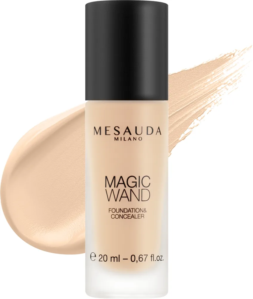 Тональный флюид Mesauda Milano Magic Wand Font De Teint Fluide 2 в 1, 20 мл, оттенок W15