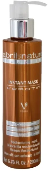 Маска для волос Abril et Nature Keratin увлажняющая, для повреждённых волос, кератин, антистатический эффект, 200 и 1000 мл