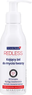Успокаивающий гель для умывания для чувствительной кожи Novaclear Redless, 150 мл, Польша