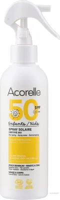 Спрей для тела Acorelle Natur Sun Spray Solaire SPF 50 детский с прополисом 150 мл