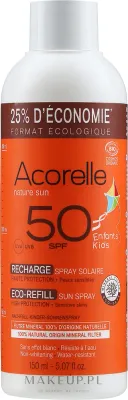 Спрей для тела Acorelle Sun Spray Kids SPF 50 детский с маслом малины 150 мл