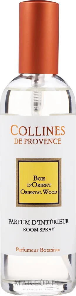 Ароматический спрей для дома Collines De Provence Oriental Wood восточный древесный 100 мл