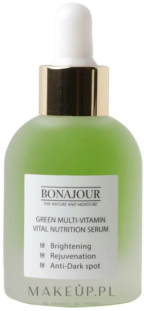 Сыворотка для лица Bonajour Green Multi Vitamin омолаживающая с облепихой, витамином C и ниацинамидом 35 мл