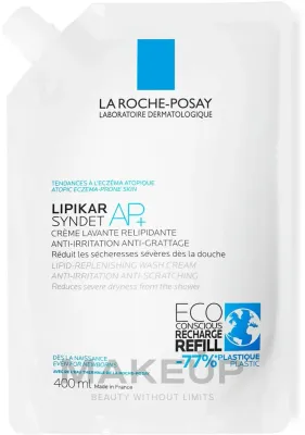 Ультраделикатный крем-гель для умывания и мытья тела La Roche-Posay Lipikar Syndet AP+, 400 мл