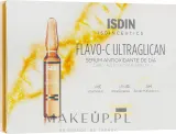 Сыворотка для лица Isdin Isdinceutics Flavo-C Ultraglican антиоксидантная дневная с витамином C в ампулах 30 ампул — фото 1