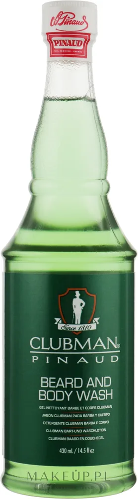 Гель для мытья бороды и тела Clubman Pinaud Reserve Beard And Body Wash, 430 мл