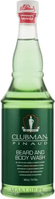 Гель для мытья бороды и тела Clubman Pinaud Reserve Beard And Body Wash, 430 мл