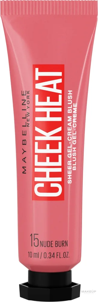 Румяна для лица Maybelline New York Cheek Heat гелевые, оттенок 20 - Rose Flash