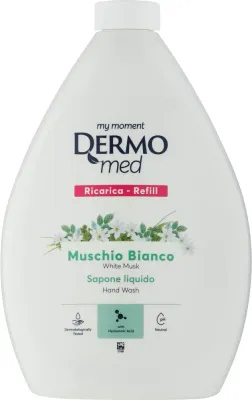 Крем-мыло Dermomed White Musk белый мускус, сменный блок 1000 мл