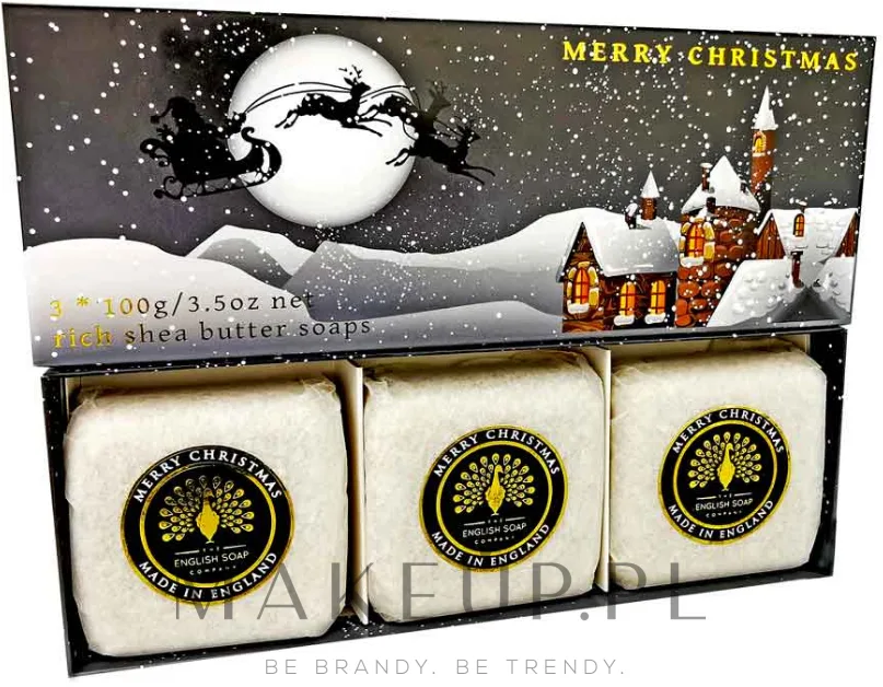 Мыло The English Soap Company Winter Village зимнее, 3 x 100 г