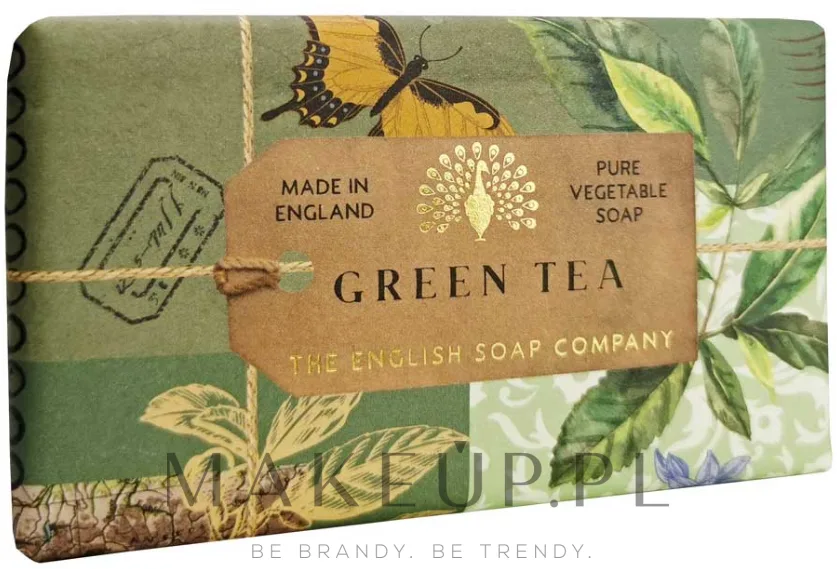The English Soap Company The English Anniversary Green Tea Soap - Мыло The English Anniversary Green Tea зелёный чай, 190 г