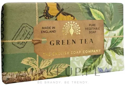 The English Soap Company The English Anniversary Green Tea Soap - Мыло The English Anniversary Green Tea зелёный чай, 190 г