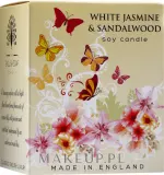 The English Soap Company The English Soap Company White Jasmine and Sandalwood Candle - English Soap Company White Jasmine & Sandalwood / Соевая свеча в стекле, белый жасмин и сандал, 170 мл — фото 2