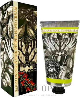 Крем для рук The English Soap Company Sandalwood & Pink Pepper с маслом ши и алоэ вера 75 мл