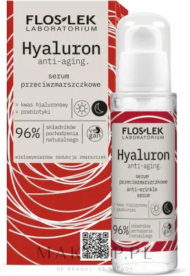 Сыворотка для лица Floslek Hyaluron антивозрастная с гиалуроновой кислотой, пребиотиками и центеллой 30 мл