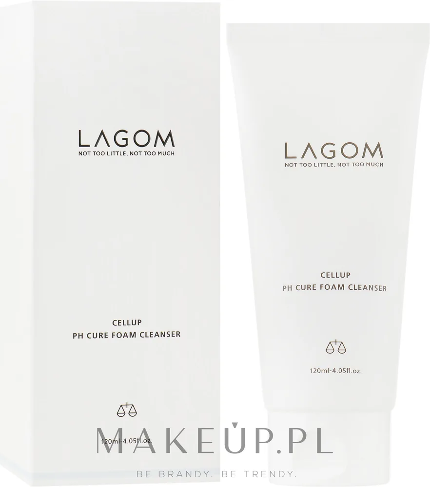 Lagom Cellup pH Cure Foam Cleanser пенка для умывания лица с низким pH и растительными маслами 120 мл